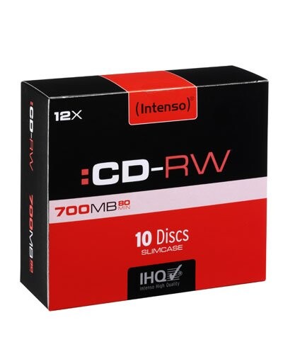 CD-RW  Intenso - 700 Mo Lot de 10