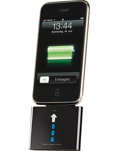 Batterie d’appoint noire 1000 mAh pour iPod / iPhone