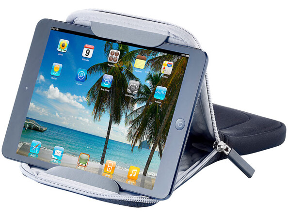 Housse avec support pour iPad Mini et tablettes 7'' à 7,9''