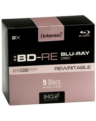 Blu-Ray Disc réinscriptible Intenso 25 Go Vitesse 2X
