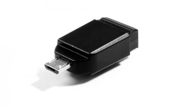 Clé USB Nano 32 Go avec adaptateur Micro USB OTG Verbatim