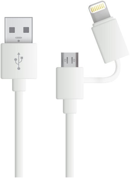 Câble USB vers Micro USB / Lightning Novodio - 1m
