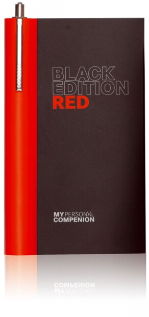Carnet A7 ''My Personal Compenion'' - ''Black Edition'' Red