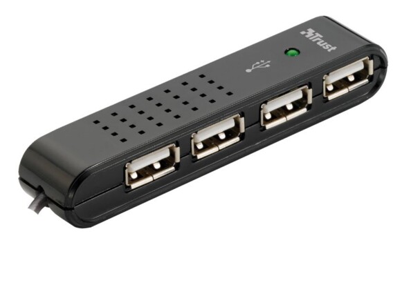Hub 4 ports USB 2.0 ''barrette'' Trust Vecco
