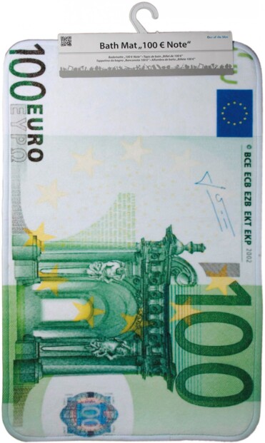 Tapis de bain style ''100 Euros''