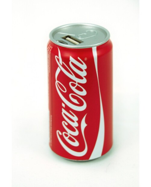 batterie de secours usb 2000mah forme canette coca cola