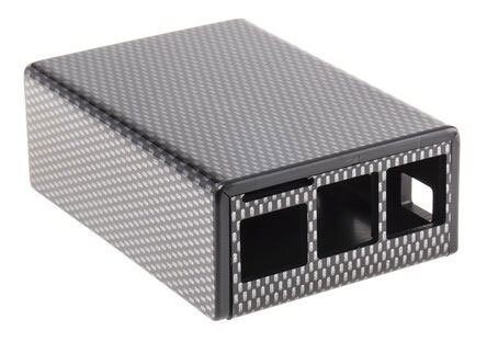 Boîtier de protection pour Raspberry Pi modèle B / B+ - Style carbone