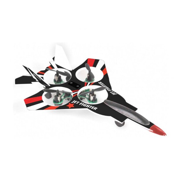mini drone 4 helices avec habillage avion de chasse revell jet fighter