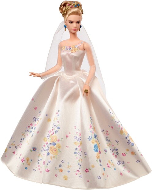 poupée disney mattel de collection cinderella cendrillon robe de mariage film 2015