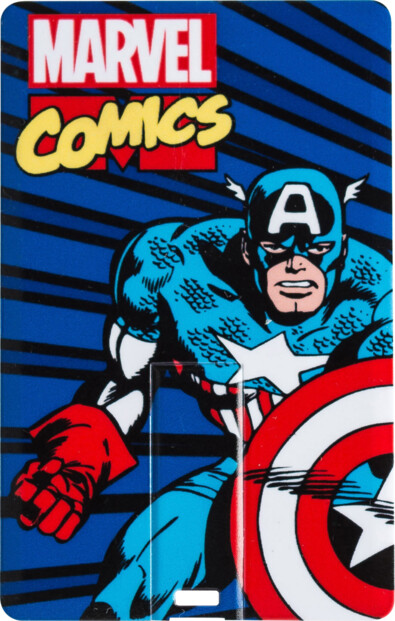 Clé USB plate 8 Go - collection Marvel Comics Vintage - Captain America