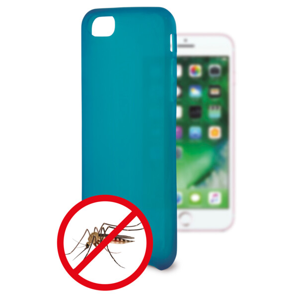 coque souple bleu pour iphone 7 7s avec odeur repousse moustique ksix sense