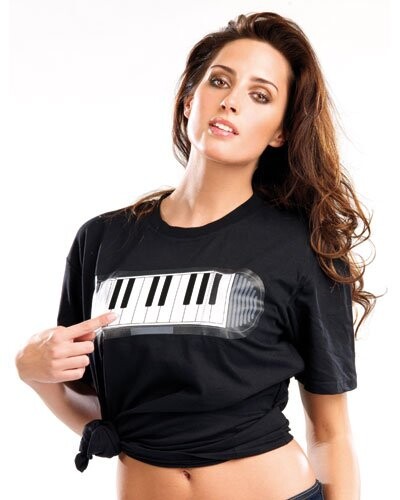 T-Shirt piano - taille L