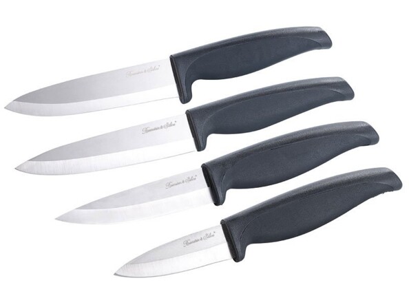Set de 4 couteaux avec lame céramique-acier