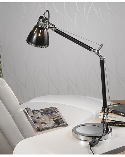 Lampe de bureau rétro avec ampoule LED SMD blanc froid