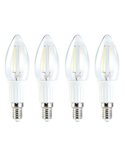 4x ampoule LED SMD Blanc Neutre, style bougie à filament