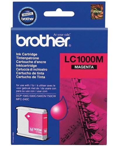 Cartouche originale Brother ''LC1000M''