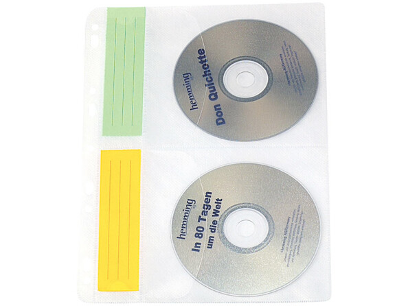 Pochettes à CD / DVD pour classeur - 40 CD