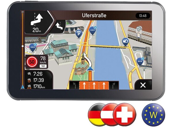 Système GPS Premium 6'' StreetMate N6 - cartes Europe de l'Ouest
