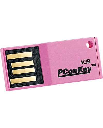 Clé USB étanche super-slim ''Wee Pico'' rose - 8 Go