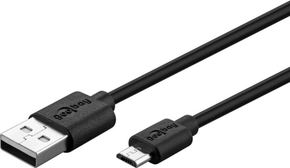 Câble USB-A vers Micro-USB de 2 m Goobay.