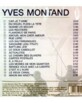 CD ''Yves Montand'' - Car Je T'Aime