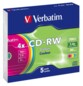CD-RW Verbatim - Colour x5 (x5)