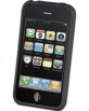 Protection en silicone pour iPhone 3 et 3GS - noir