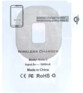 Kit chargement à induction compatible Qi pour Galaxy Note 3