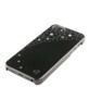 Coque cuir ''Crystal Flower'' pour iPhone 5 / 5S / SE – noir