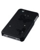Coque cuir ''Crystal'' pour iPhone 4/4S – noir