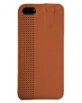 Étui à rabat en cuir ''Sleek'' pour iPhone 5 – Camel