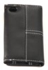 Étui aspect cuir noir pour iPhone 4 /4S Sandberg - Folio