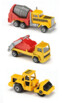 pack mini camions de chantier en metal majorette avec rouleau compresseur benne et betonniere