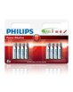 Lot de 8 piles alcalines AAA 1,5 V Philips Power Alcaline