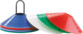 cones de couleurs pour slalom sur terrain
