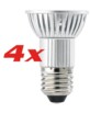 4 Ampoules LED E27 blanc froid