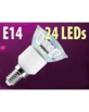 Ampoule 24 LED SMD E14 blanc neutre