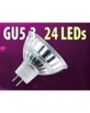 Ampoule 24 LED SMD GU5.3 orange
