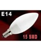 Ampoule bougie 15 LED SMD E14 blanc froid
