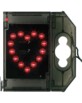 Caractère spécial lumineux à LED - '' Cœur '' rouge