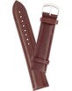 Bracelet de montre cuir lisse - marron                 18 mm