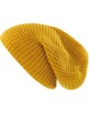 Bonnet tricoté XXL''Long Beanie'' - jaune moutarde