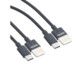 2 câbles USB-A vers USB-C - 100 cm