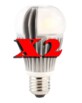 Lot de 2 ampoules LED Premium 12 W E27 blanc chaud