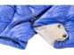 Doudoune ultralégère en duvet avec col montant et capuche - Bleu - Taille XXL