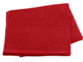 Drap de bain en coton éponge - 220 x 90 cm - Rouge