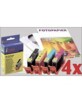 Cartouches I Color compatibles Canon Color Pack 4X