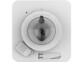 Horloge de salle de bains numérique avec thermomètre/hygromètre vue de dos