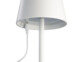 Lampe de table d'extérieur à LED avec variateur tactile vue sur le cable et la connectique de charge