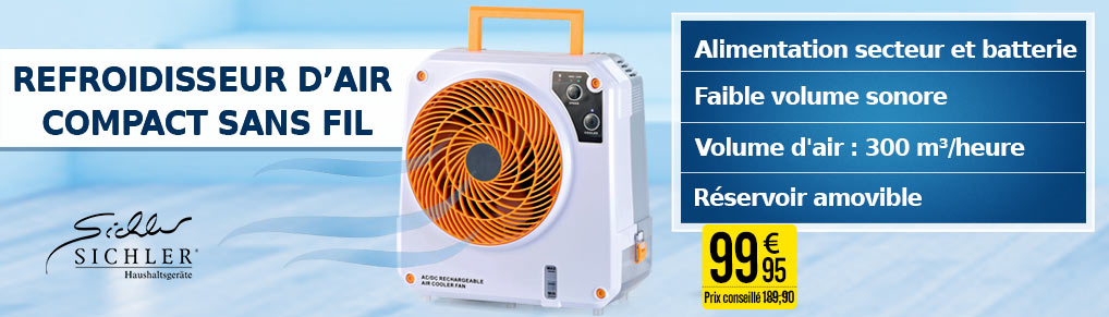 NX3664 Refroidisseur d'air compact sans fil LW-350